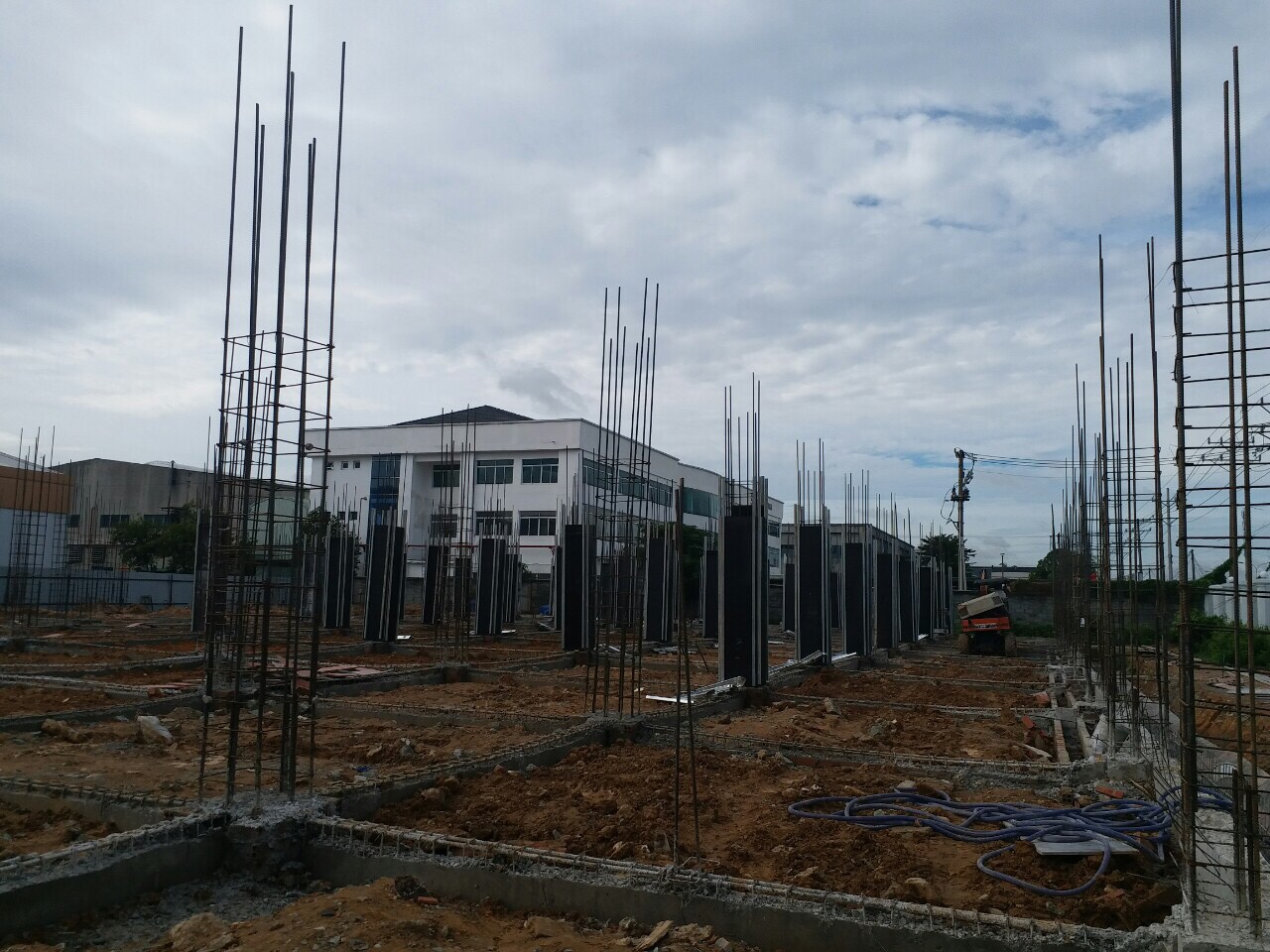 Công trình xây dựng bãi xe
